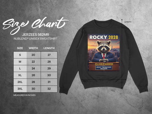 Rocky 2028 President Raccoon Unisex Sweatshirt product
